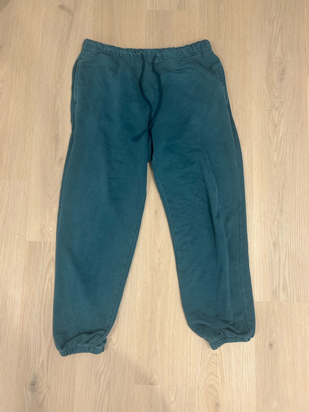 No Boundaries Teal Drawstring Jogger Sweatpants